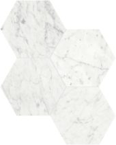 Eterna Bianco 6 Polished Hexagon Mosaic | Alita Tile