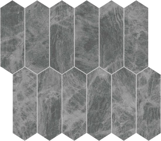 Gemma Mystique 2x6 Picket Mosaic | Alita Tile