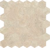 Impero Reale 2 Polished Hexagon Mosaic | Alita Tile