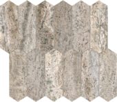 Silver Ash 2x6 Picket Mosaic | Alita Tile