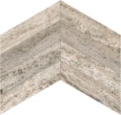 Silver Ash 2x8.5 Chevron Mosaic | Alita Tile