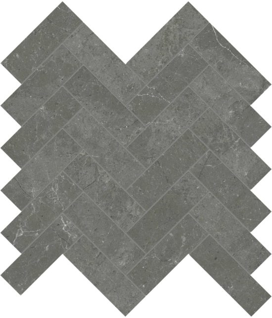 Stark Carbon 1.25x4 Herringbone Mosaic | Alita Tile