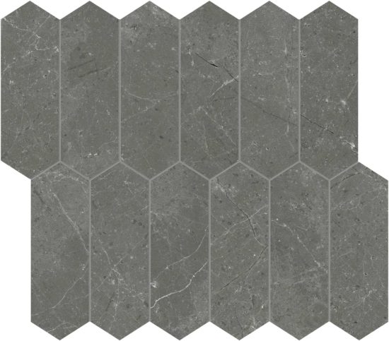 Stark Carbon 2x6 Picket Mosaic | Alita Tile