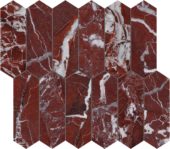 Tuscano Rosso 2x6 Picket Mosaic | Alita Tile