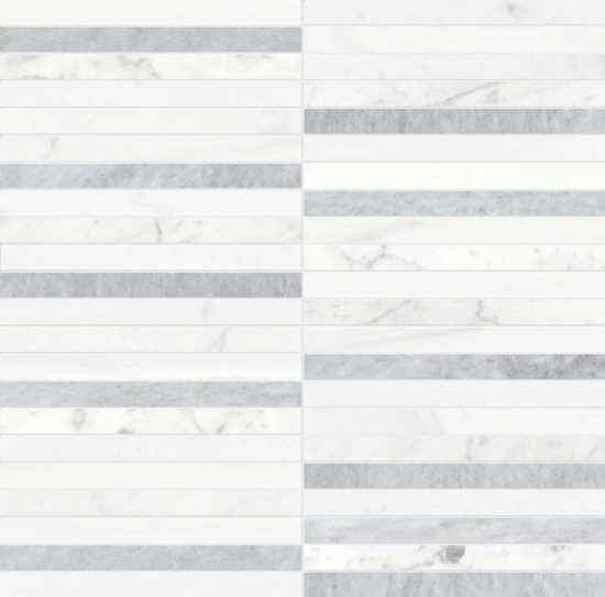 Utopio .5x6 Stacked Polar Mosaic | Alita Tile