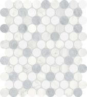 Utopio 1.25 Penny Round Polar Mosaic | Alita Tile