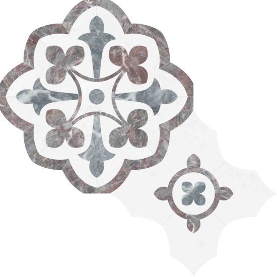 Utopio Fleur Blush Mosaic | Alita Tile