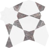 Utopio Stellar Burgundy Mosaic | Alita Tile