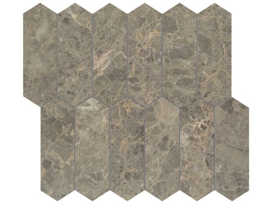 Velutto Ash 2x6 Picket Mosaic | Alita Tile