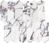 Viola Roccia 2x6 Picket Mosaic | Alita Tile