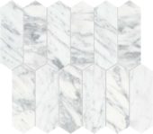 Virtue Bianco 2x6 Picket Mosaic | Alita Tile