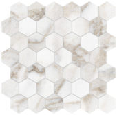 Royal Stoneworks 2" Calacatta Royale Hex | Alita Tile