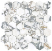 Royal Stoneworks 2" Italian Arabescato Hex | Alita Tile