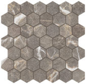 Royal Stoneworks 2" Regal Brown Marble Hex | Alita Tile
