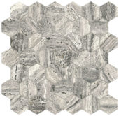 Royal Stoneworks 2" Regal Grey Vein Hex | Alita Tile