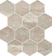 Saturnia 3x3 Hex Navona Matte | Alita Tile