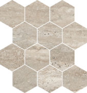 Saturnia 3x3 Hex Navona Matte | Alita Tile