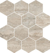 Saturnia 3x3 Hex Navona Matte | Alita Tile