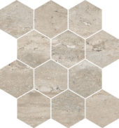 Saturnia 3x3 Hex Navona Matte | Alita Tile