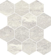 Saturnia 3x3 Hex Roman Matte | Alita Tile