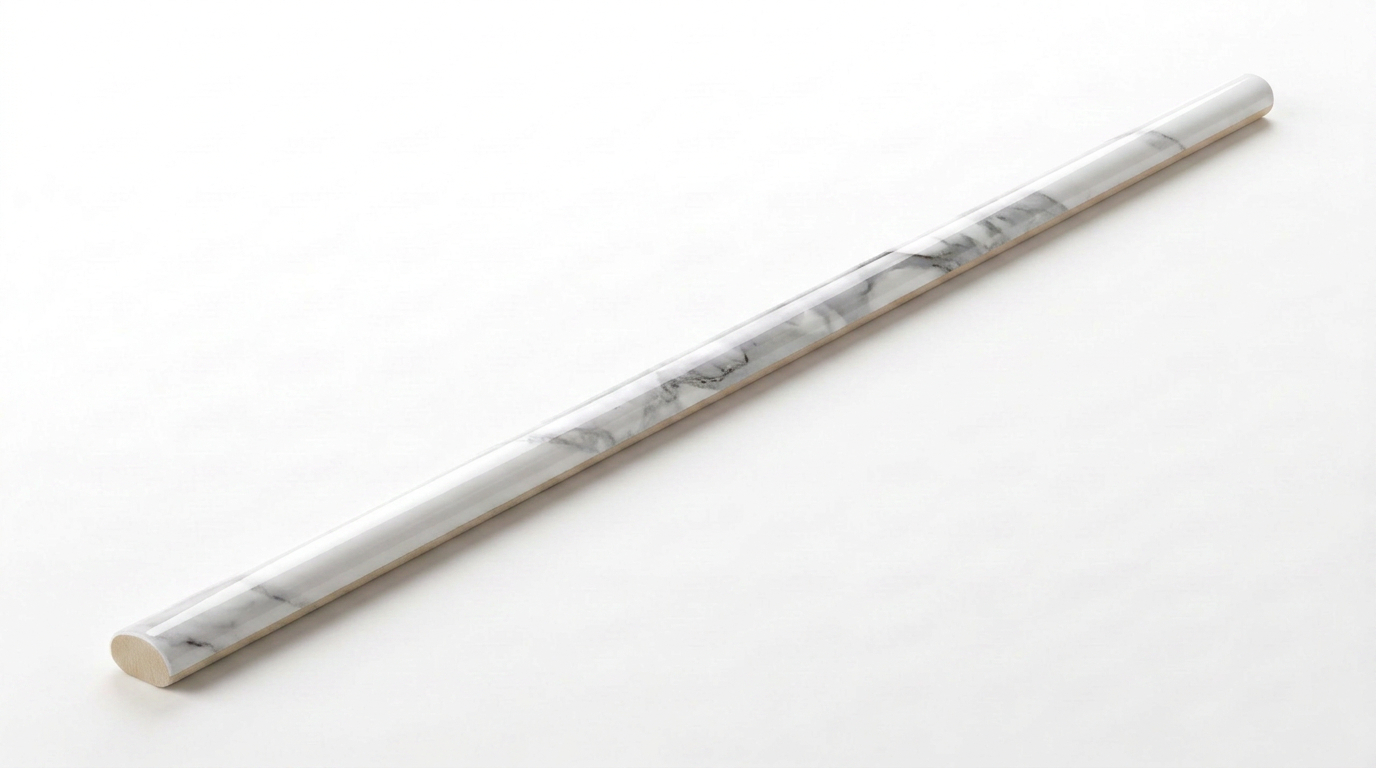 Carrara 0.39X9” Carrara Trim | Alita Tile
