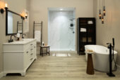 Carrara Marble Gloss Shower Wall Kit 36x60x94 | Alita Tile