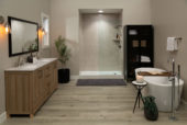 Drift Sand Gloss Shower Wall Kit 36x60x94 | Alita Tile