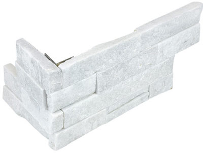 Ledger Stone 6×18 Glacier Assembled Corner