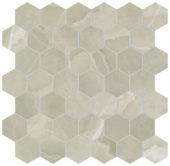 Lustra 2" Hex Onyx Sage Honed | Alita Tile