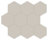 Monoforma 4" Hex Storm Silk | Alita Tile