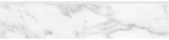 Plata 3x12 Carrara Abisso Bullnose Polished | Alita Tile