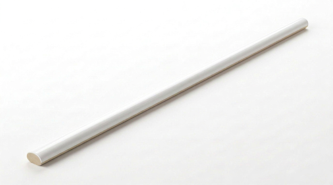 Sausalito 0.39X9 White Gloss Trim | Alita Tile
