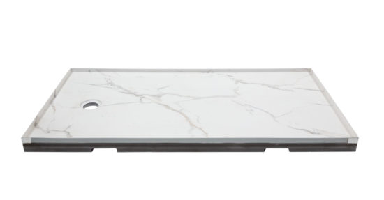 Shower Pan 30x60 Bianco Marble | Alita Tile