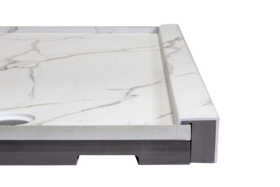 Shower Pan 30x60 Bianco Marble | Alita Tile