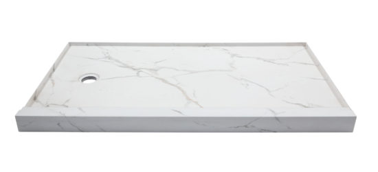Shower Pan 32x60 Bianco Marble | Alita Tile