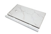 Shower Pan 32x60 Bianco Marble | Alita Tile