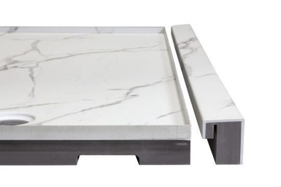 Shower Pan 32x60 Bianco Marble | Alita Tile