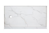 Shower Pan 36x60 Bianco Marble | Alita Tile