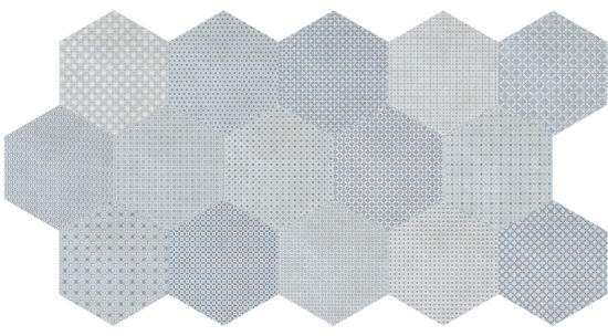 Tapestri 8.5 Denim Blend Hexagon | Alita Tile